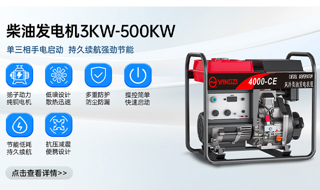 柴油發電機3KW-500KW 單三相手電啟動